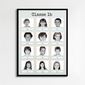 Collage Photo Rétro Enfants Personnalisée