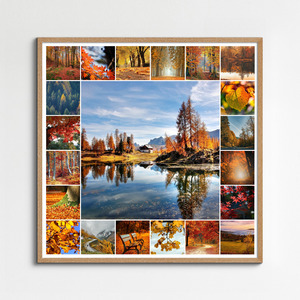 Créez votre collage photo Nature, paysages & animaux – 4 saisons, tirage premium
