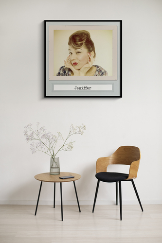 Créez votre portrait vintage personnalisé : affiche, toile, ou acrylique