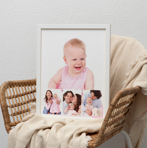 Collage Personnalisée avec Photo de Famille - Cadeau Décoratif Unique