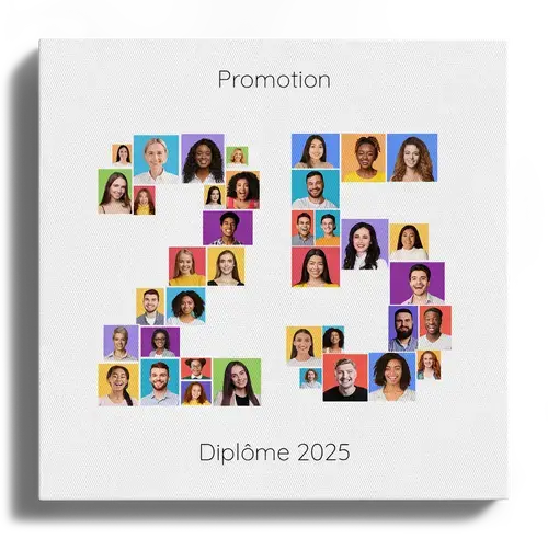 Personnes de la promotion photos en collage