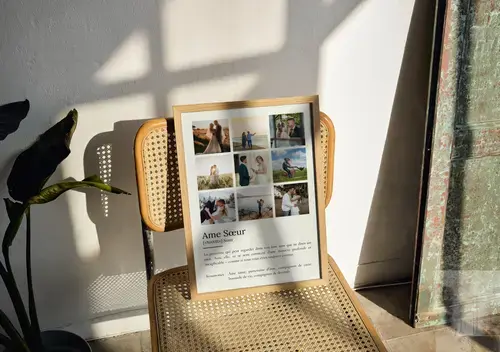 Affiche Définition Personnalisée 'Ami de l'Âme'