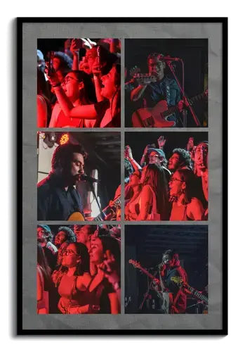 Collage photo concert personnalisable