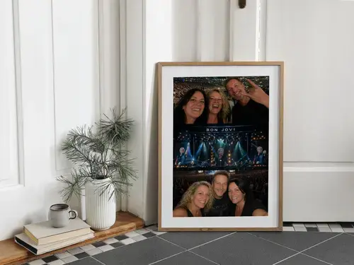 Collage photo concert personnalisable