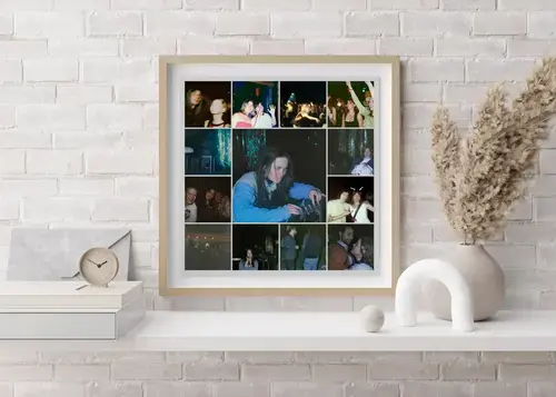 Collage photo concert personnalisable
