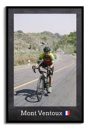 Modèle vélo de route avec texte personnalisé