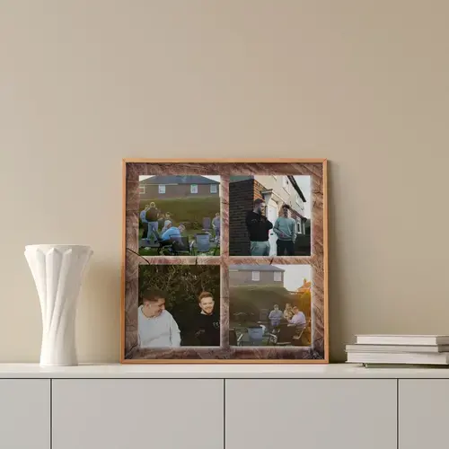 Collage photo fête d’été avec texte