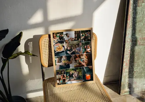 Collage photo fête d’été avec texte