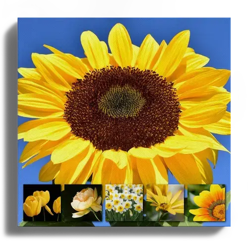 Collage Premium Fleurs & Paysages Printemps