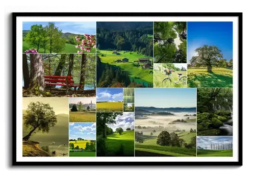 Collage Premium Paysages et Nature
