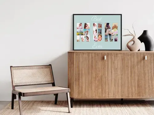 Collage Photo "Meilleure Maman" Personnalisable