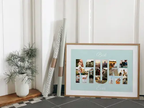Collage Photo "Meilleure Maman" Personnalisable