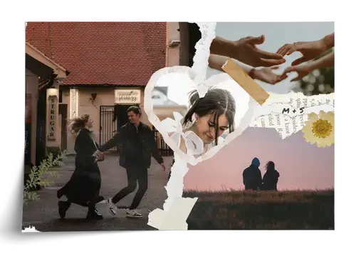 Collage scrapbooking moments préférés