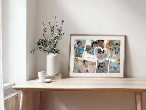 Collage scrapbooking moments préférés