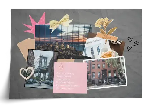 Collage scrapbooking Sunny souvenirs de vacances