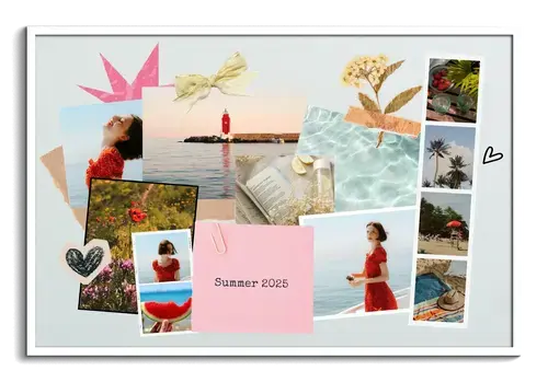 Collage scrapbooking Sunny souvenirs de vacances