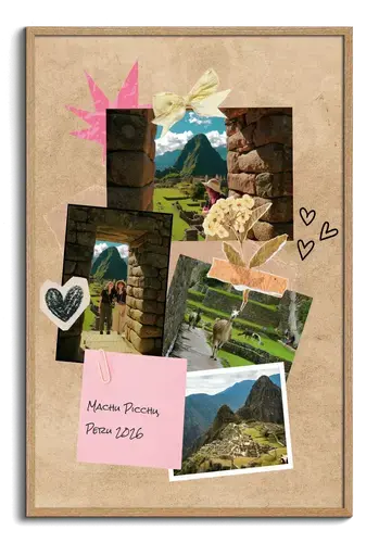 Collage scrapbooking Sunny souvenirs de vacances