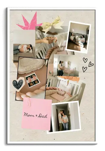 Collage photo scrapbooking Sunny