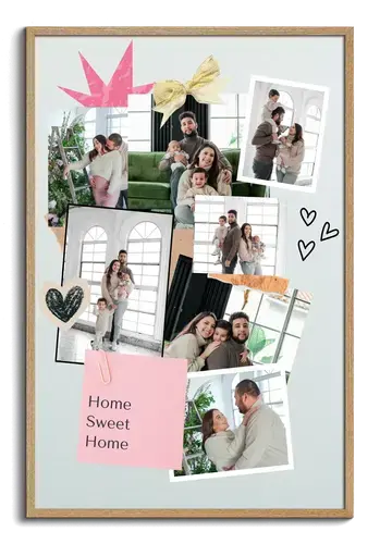 Collage photo scrapbooking Sunny