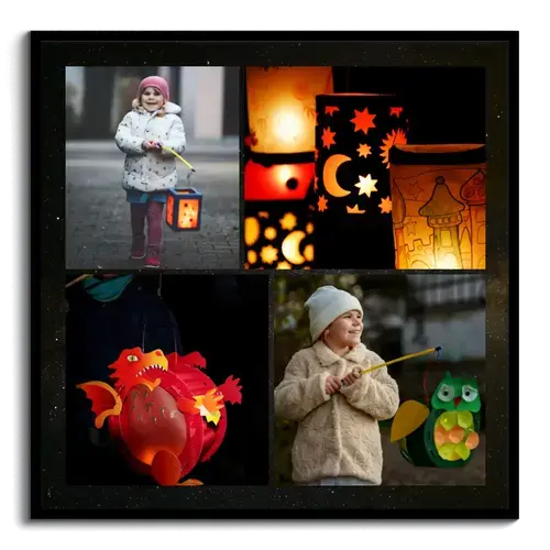 Collages photo lanternes d'automne Saint-Martin