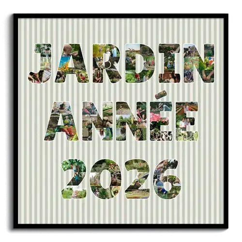 Collage de Jardin + Année en Photos
