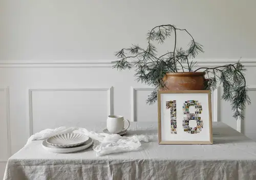 Collage Numérique 18e Anniversaire Personnalisable