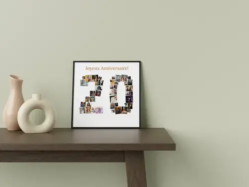Collage de Photos "20" Personnalisable