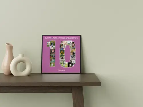 Collage Numérique Photo pour Anniversaire