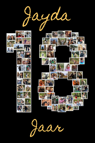 Photo du client Annelies pour l'évaluation Impression Photocollage Dibond 20x30cm