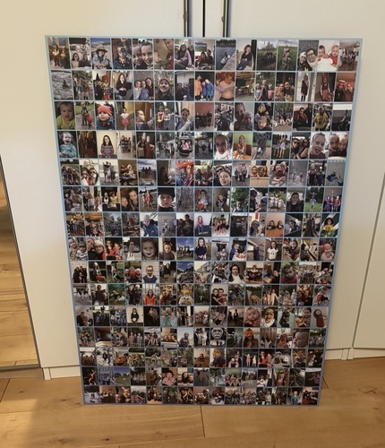 Photo du client Lukas pour l'évaluation Impression Photocollage Mousse rigide 70x100cm