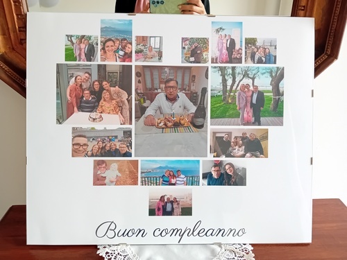 Photo du client Marina pour l'évaluation Impression Photocollage Affiche 50x40cm