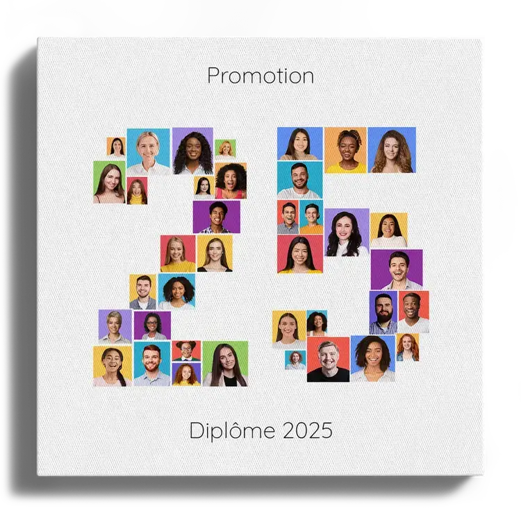 Personnes de la promotion photos en collage