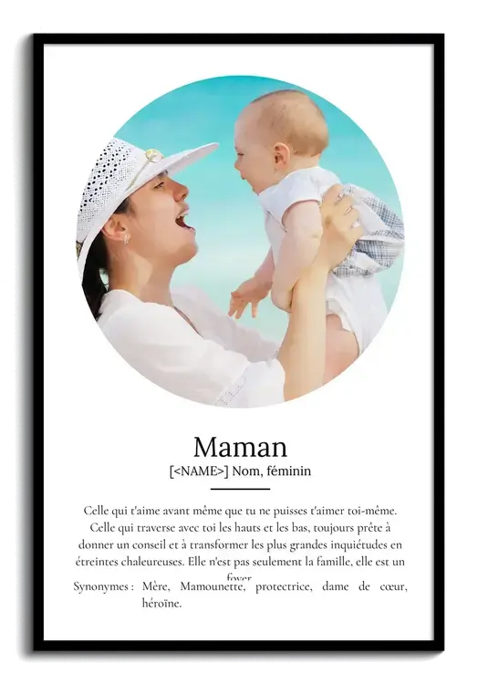 Poster Définition Maman avec Photo(s)