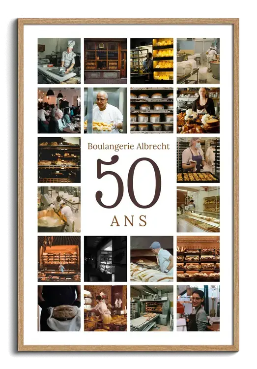 Collage chiffre 50 anniversaire d’entreprise