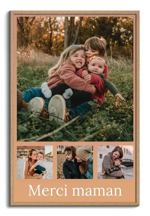Collages photo Fête des mères/pères personnalisés