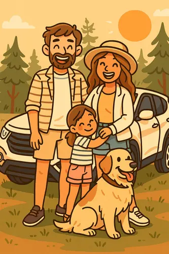 Photo transformée dans le style Sticker